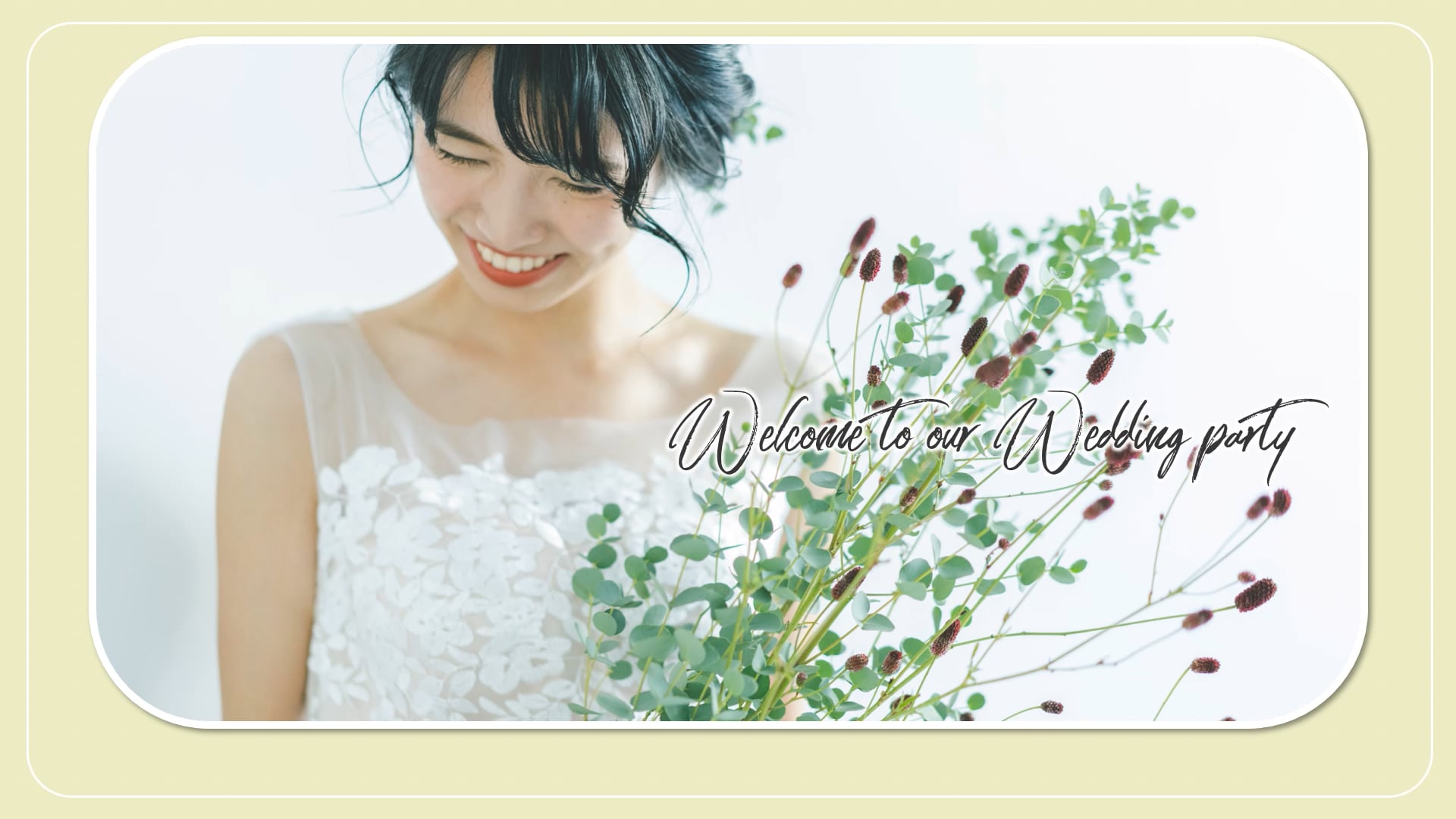 プロフィールムービーで縦写真を使うときの上手な見せ方 Nf Bridal