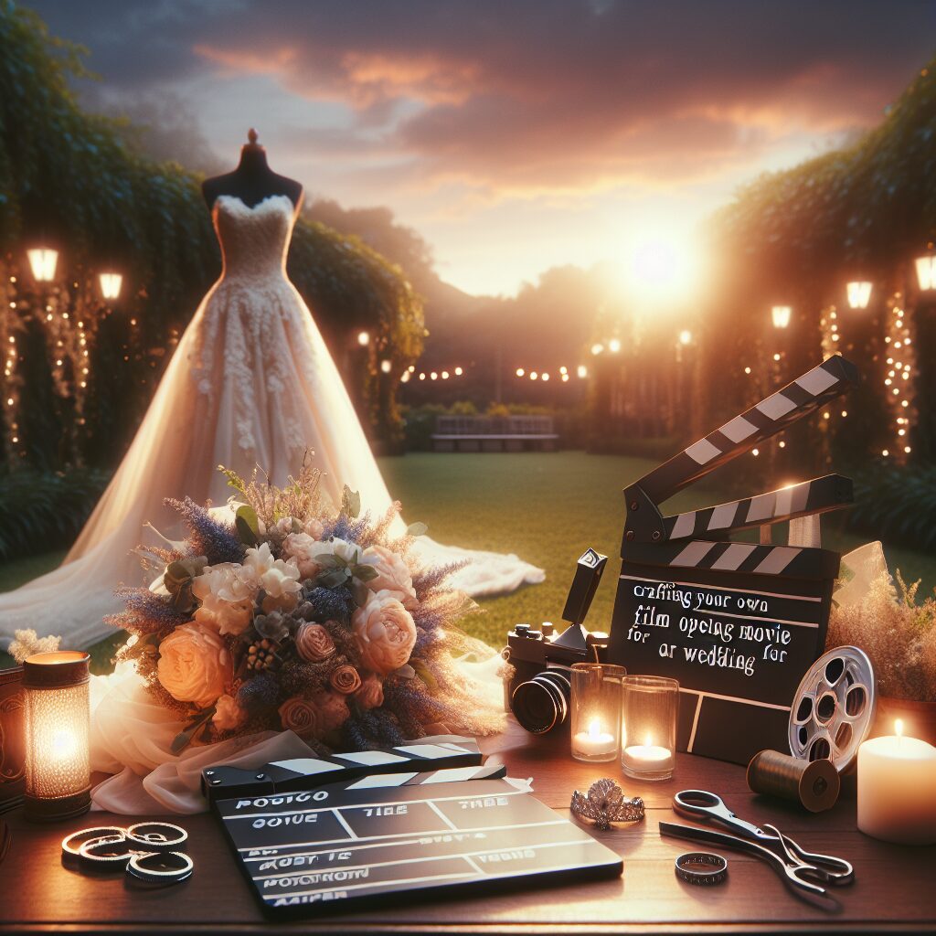 映画のような結婚式を！オープニングムービーを映画風に自作するコツ - nf-bridal