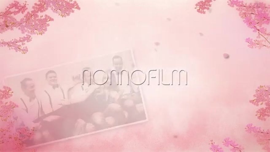 春の温かさを感じる桜の演出の中で、ゲストへの感謝のメッセージが表示されるシーン